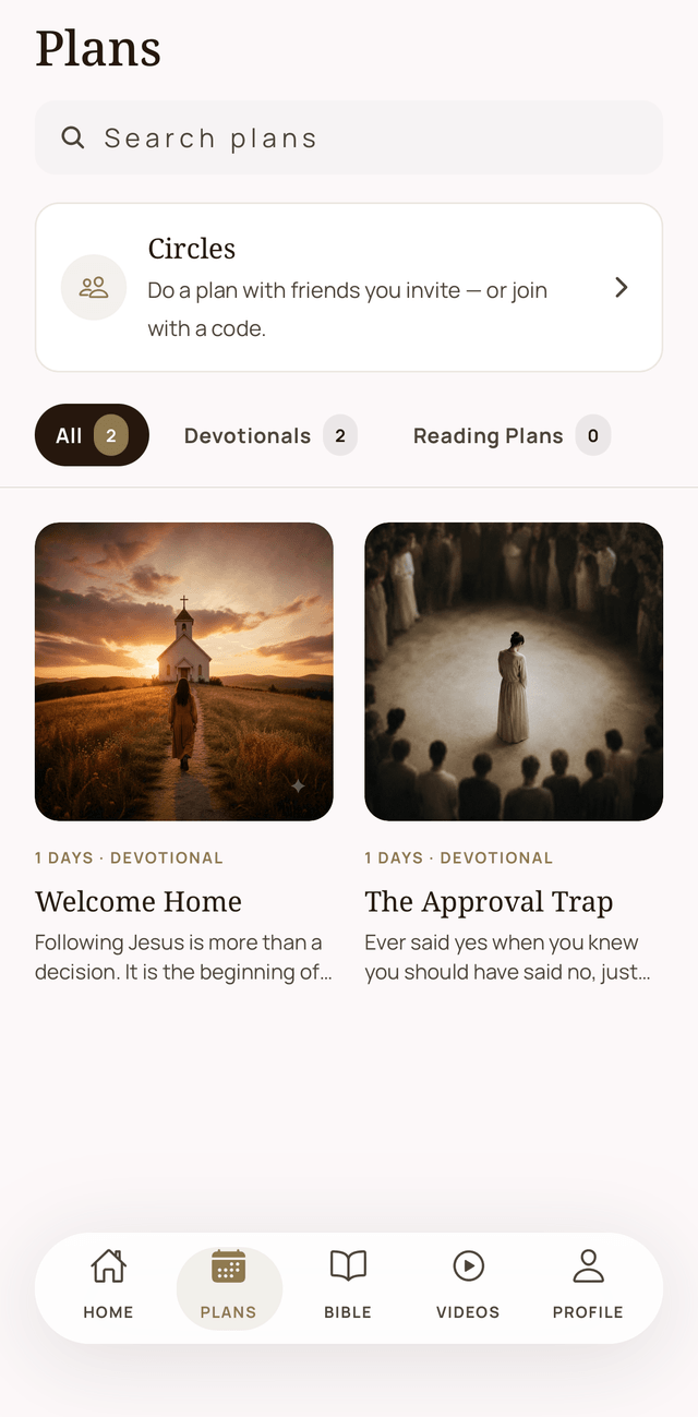 Reading Plans — Encounter app screenshot